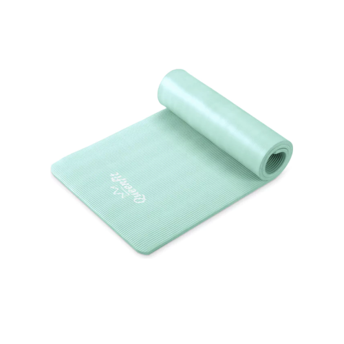 Купити Килимок для фітнесу  Queenfit NBR 1,5 см turquoise у Києві - фото №1